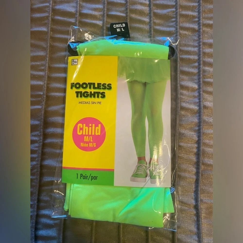Amscan - NEW - Children Party Footless Tights. Child M/L. 1 pair. Up to 85 lbs.